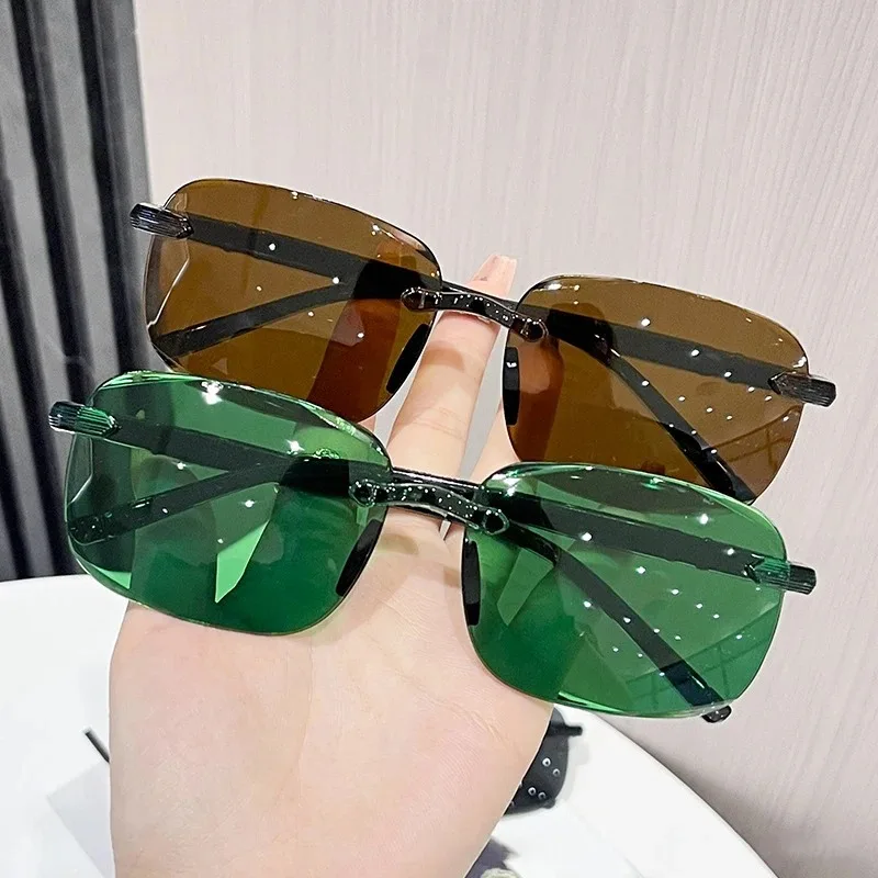 Rimless Stylish Trendy Sunglas - огляд і ціна Gaming Accessories Rack