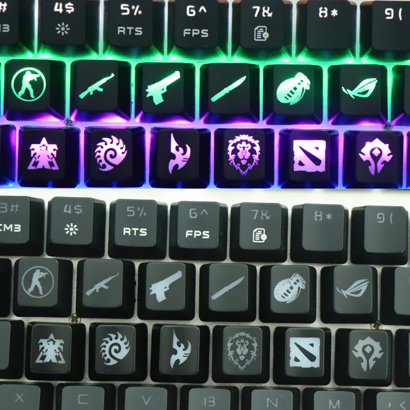 CS GO Gaming Keycaps Custom AB - огляд і ціна Gaming Accessories Aesthetic
