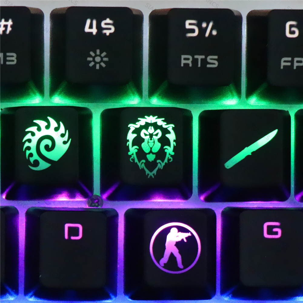 CS GO Gaming Keycaps Custom AB - огляд і ціна Gaming Accessories Aesthetic