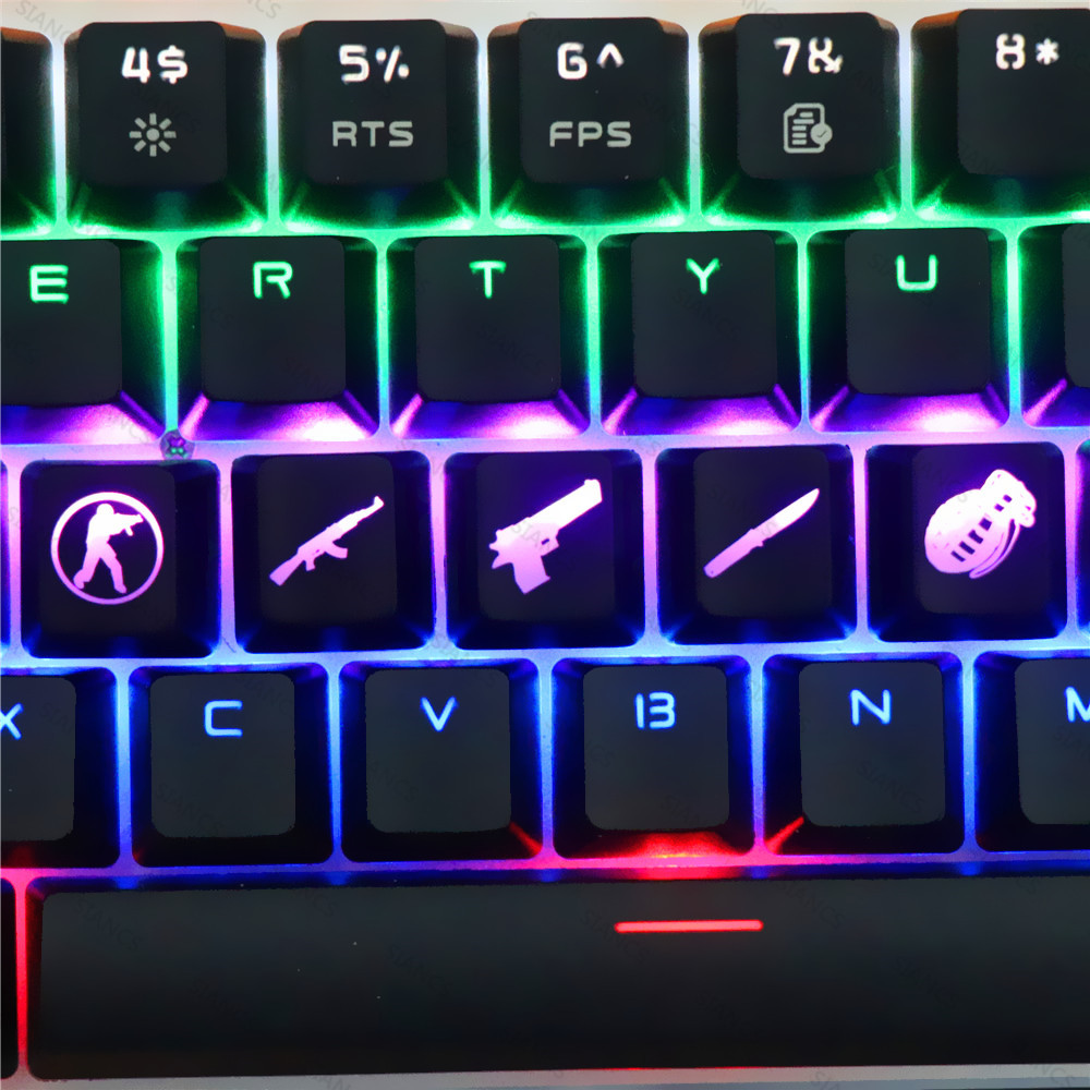 CS GO Gaming Keycaps Custom AB - огляд і ціна Gaming Accessories Aesthetic